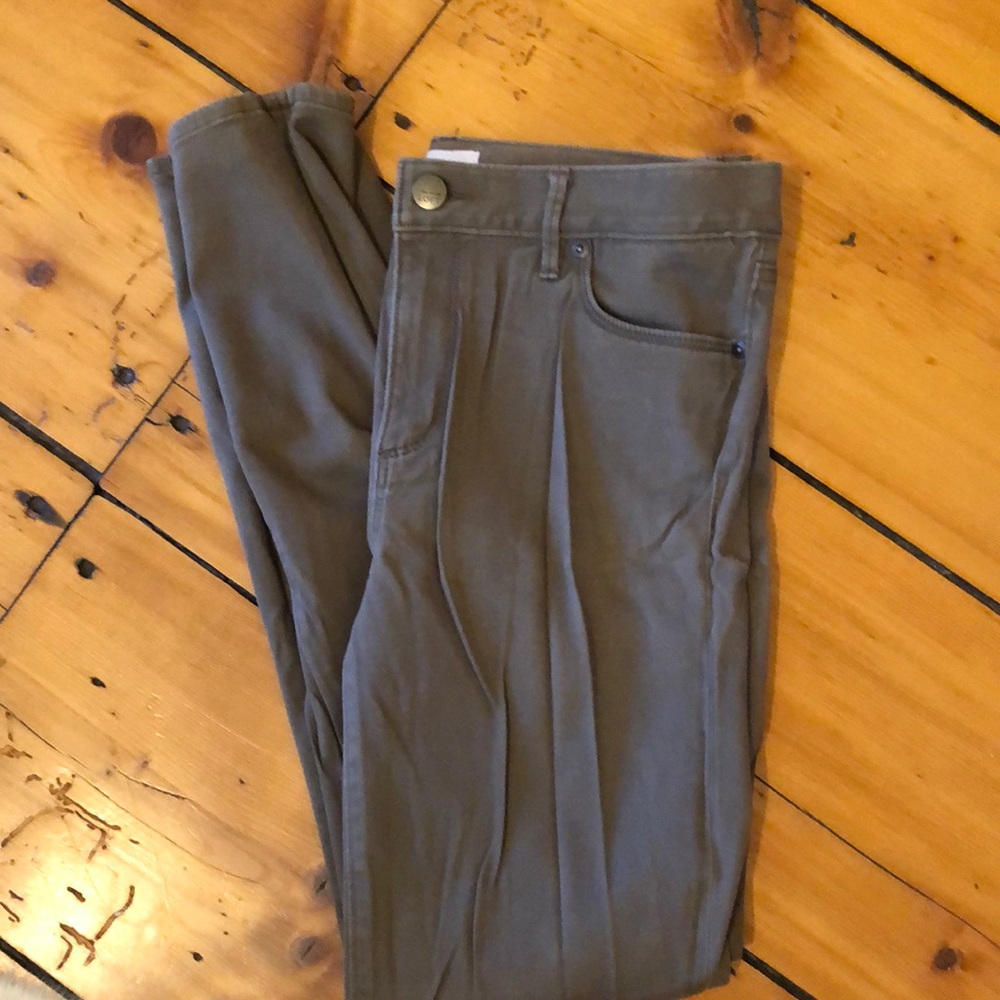 Olive Stretch skinny pant